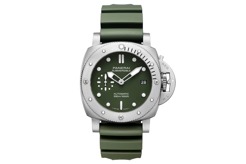 Panerai Releases Online-Exclusive Matte-Green PAM1055