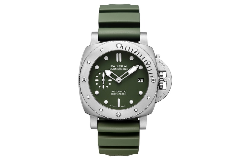 Panerai Matte-Green PAM1055 Release Submersible watches swiss watches limited diving watch 
