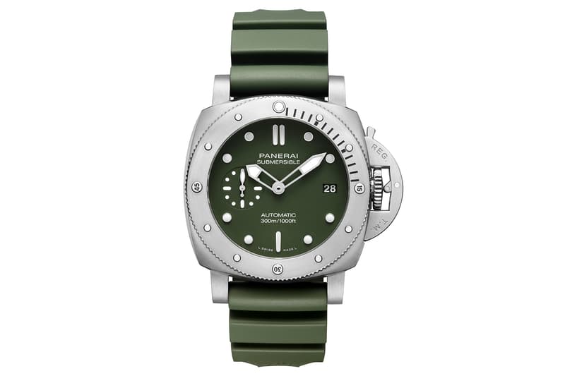 Panerai Matte-Green PAM1055 Release Submersible watches swiss watches limited diving watch