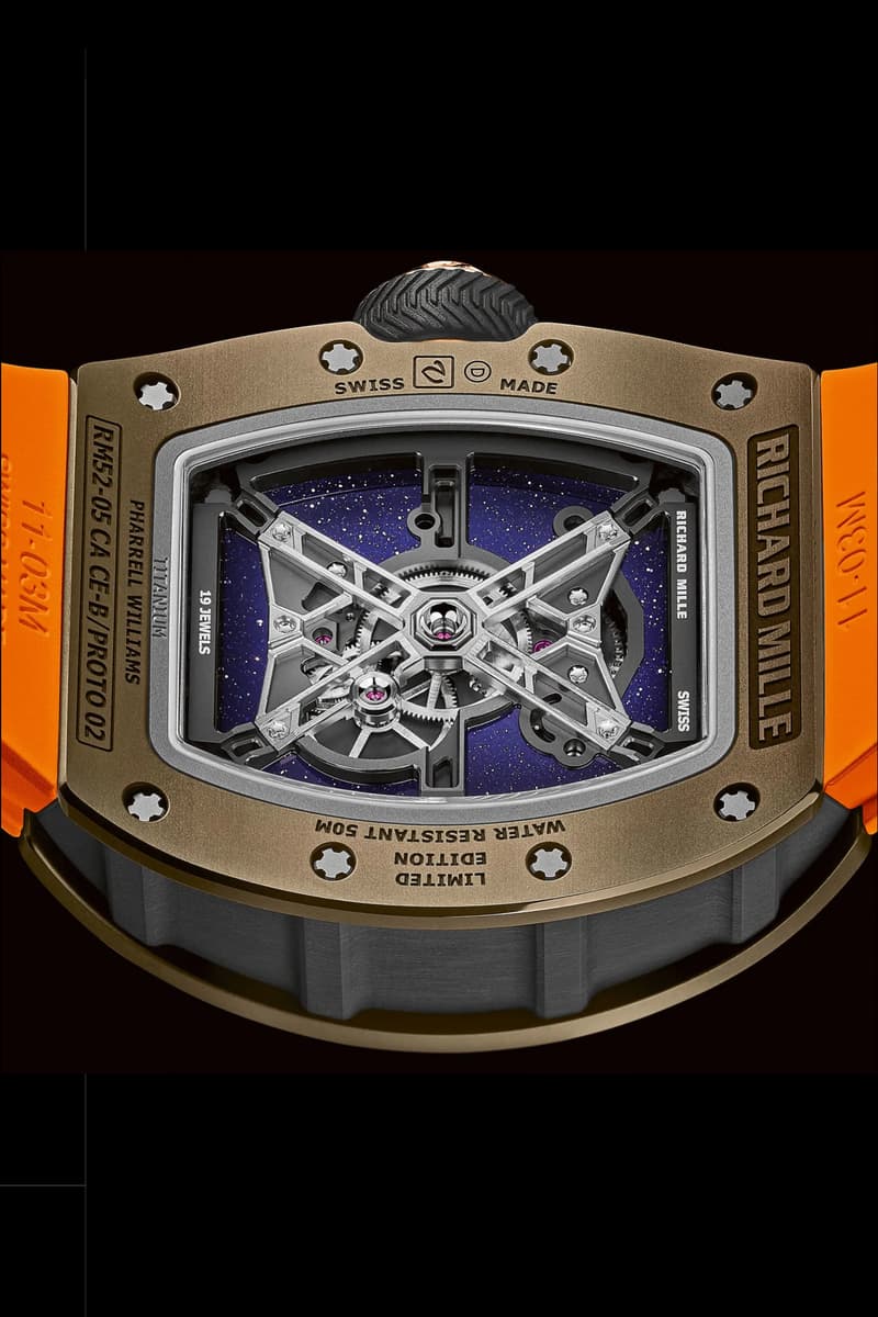 Pharrell Williams X Richard Mille Rm 52 05 Watch Info Hypebeast