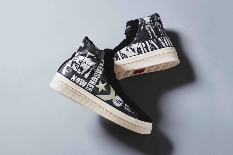 converse pleasures pro leather punk rock black white egret 165602c release date info photos price