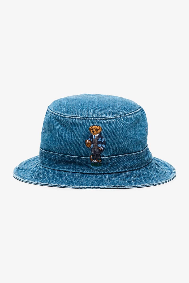 blue jean polo hat