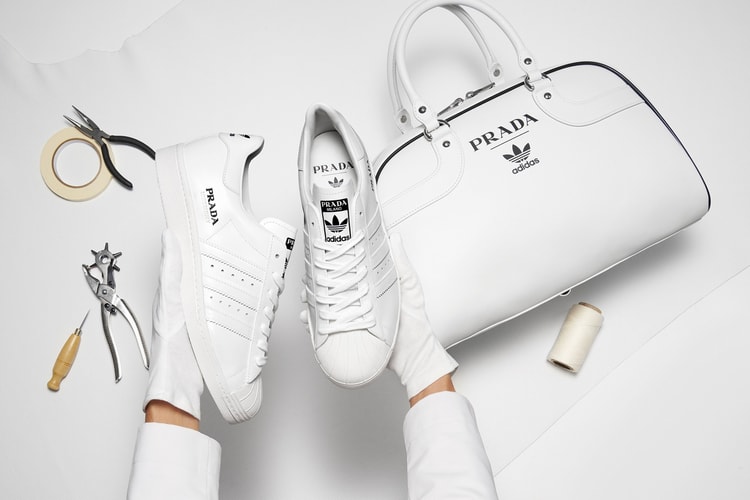 Prada & adidas Officially Unveil Superstar & Bowling Bag Collaboration