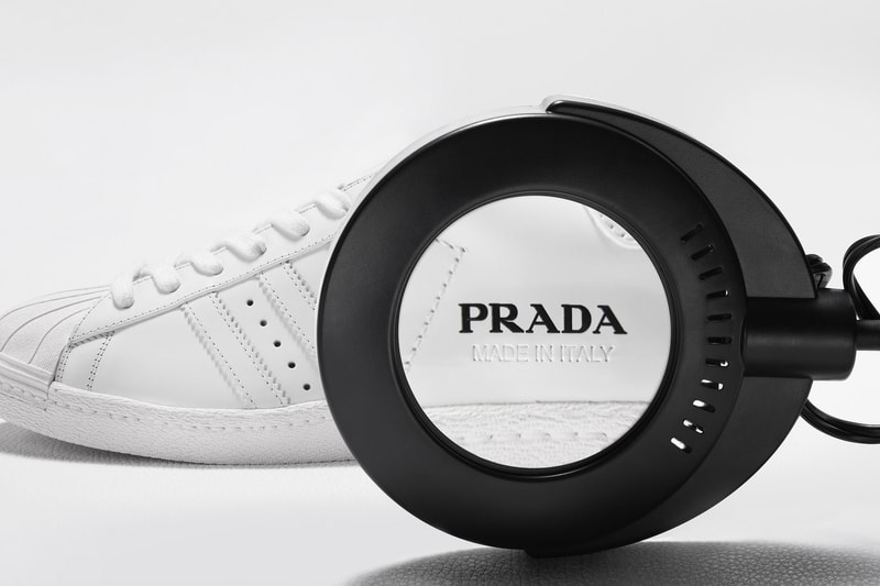 Prada Adidas Superstar & Bowling Bag First Look Release info Date Buy White Milan Limited 700 optic white