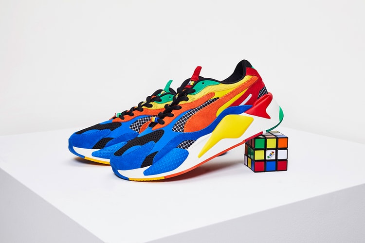 PUMA's Latest RS-X³ Collaboration Celebrates the Rubik's Cube & 'Sonic The Hedgehog'