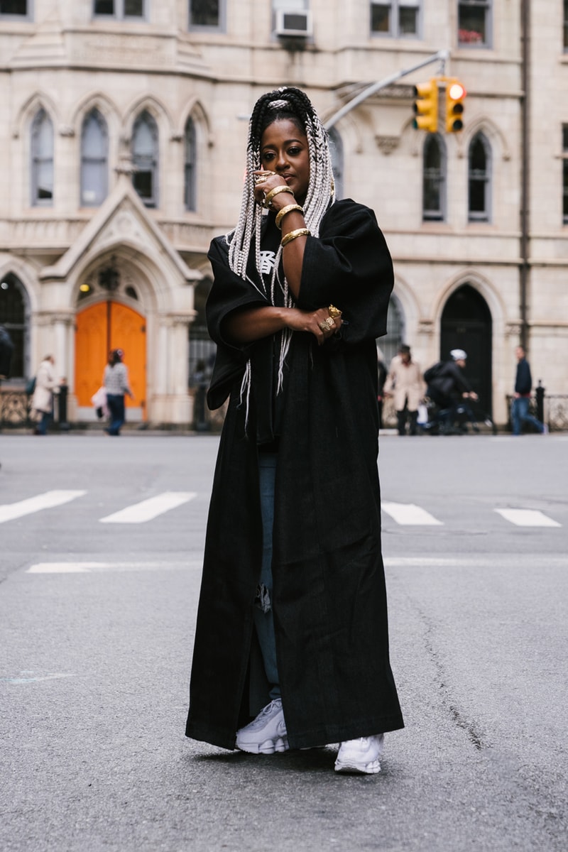 rapsody streetsnaps street style interview eve album new york tour opener big krit kimonos kimono  