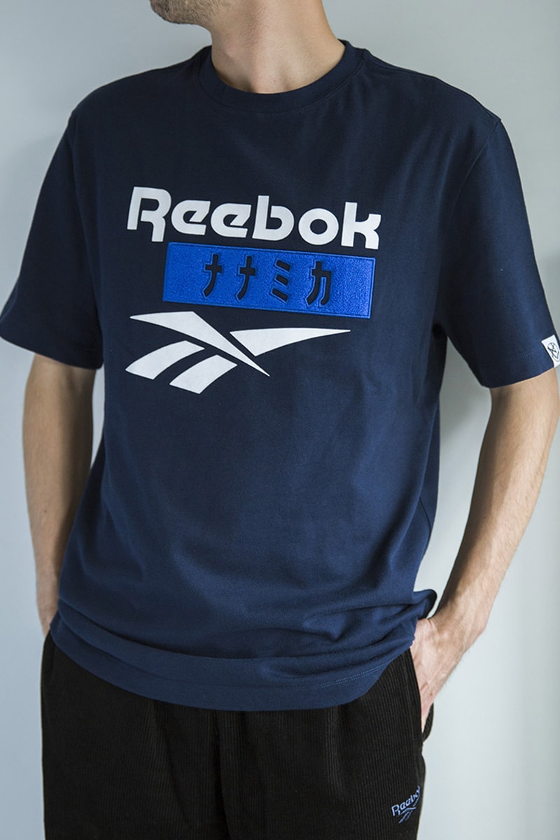 nanamica Reebok Club C White Navy footwear sneakers shoes trainers runners embroidery blue white track jacket pants retro 80s 90s athletic heritage corduroy alien stomper collaborations fall winter 2019 collection apparel