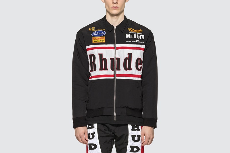 RHUDE Rhacing Jacket Fall/Winter 2019 Racing Motifs Embroidered Patches Rhuigi Villaseñor Los Angeles Streetwear Brand Coats Zip Up Nylon Cuffs