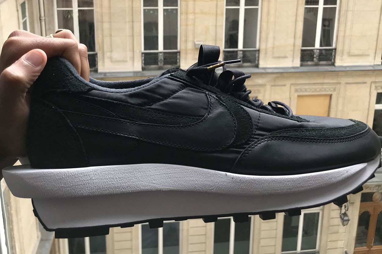 sacai & Nike Have a New LDWaffle on the Way black white leather suede first look collaborations sneakers