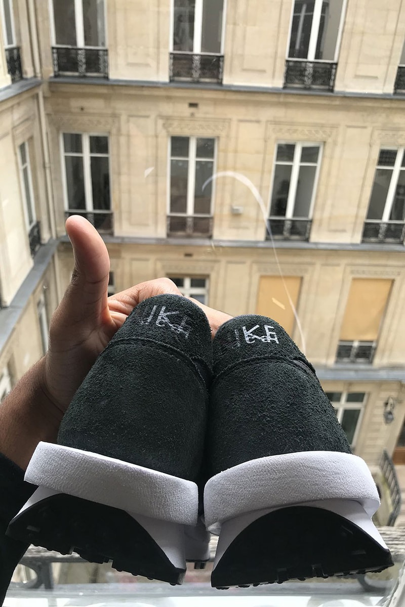 sacai & Nike Have a New LDWaffle on the Way black white leather suede first look collaborations sneakers