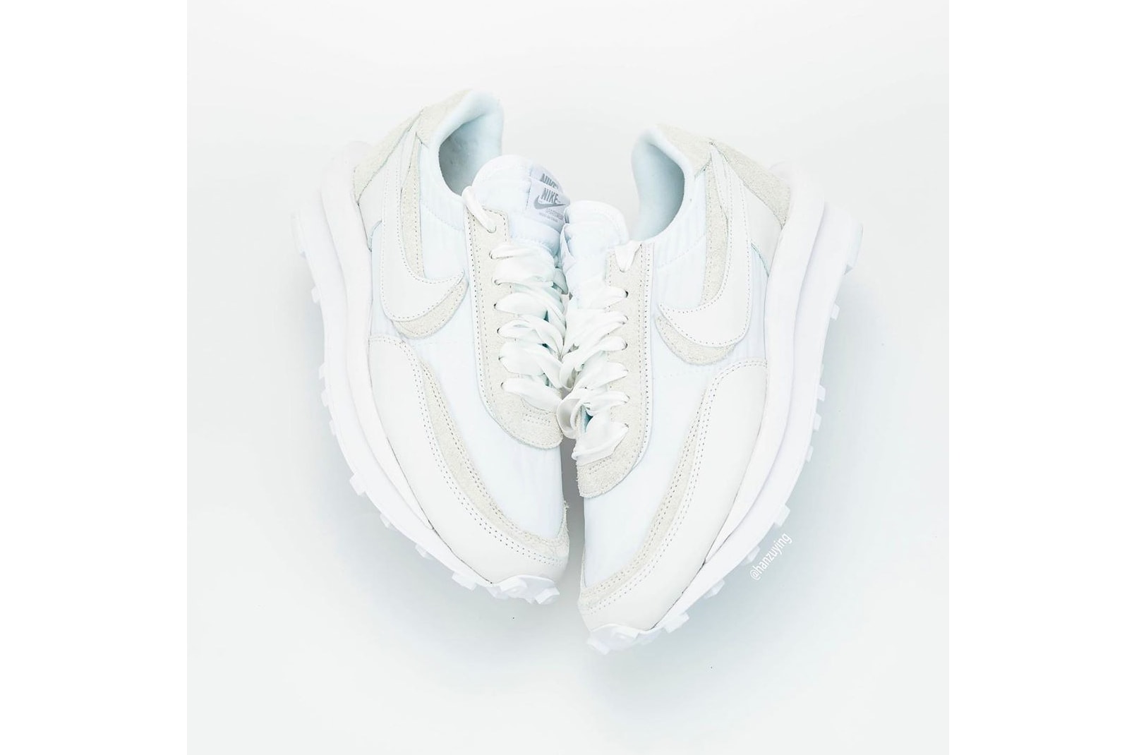 sacai x Nike LDWaffle "White" Better Look sneakers collaborations 