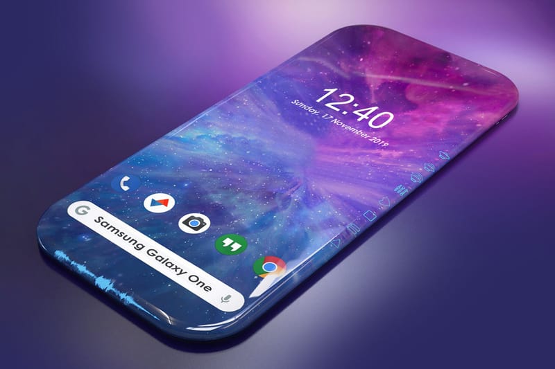 samsung side curved phone