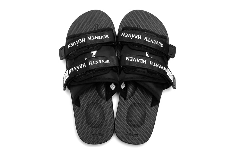 SEVENTH HEAVEN Suicoke Moto-Cab Slides Reveal Black White John Ross Release Info Date Buy Black Friday 