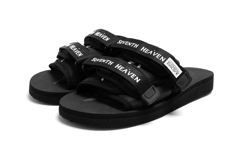 SEVENTH HEAVEN Suicoke Moto-Cab Slides Reveal Black White John Ross Release Info Date Buy Black Friday