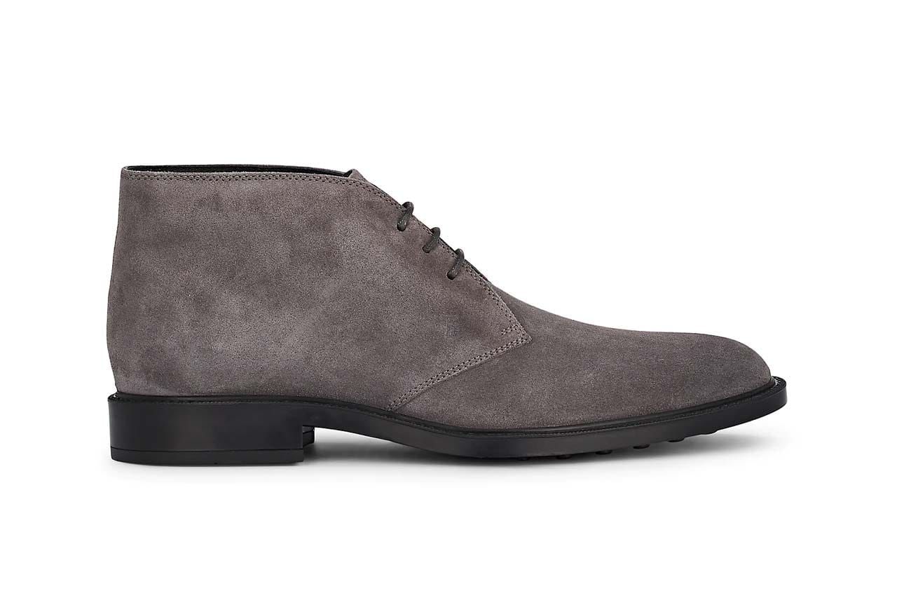 gray formal shoes