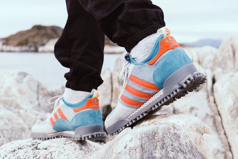 size adidas originals marathon pack tr greenland grey blue orange white release date info photos price collection collaboration exclusive colorway