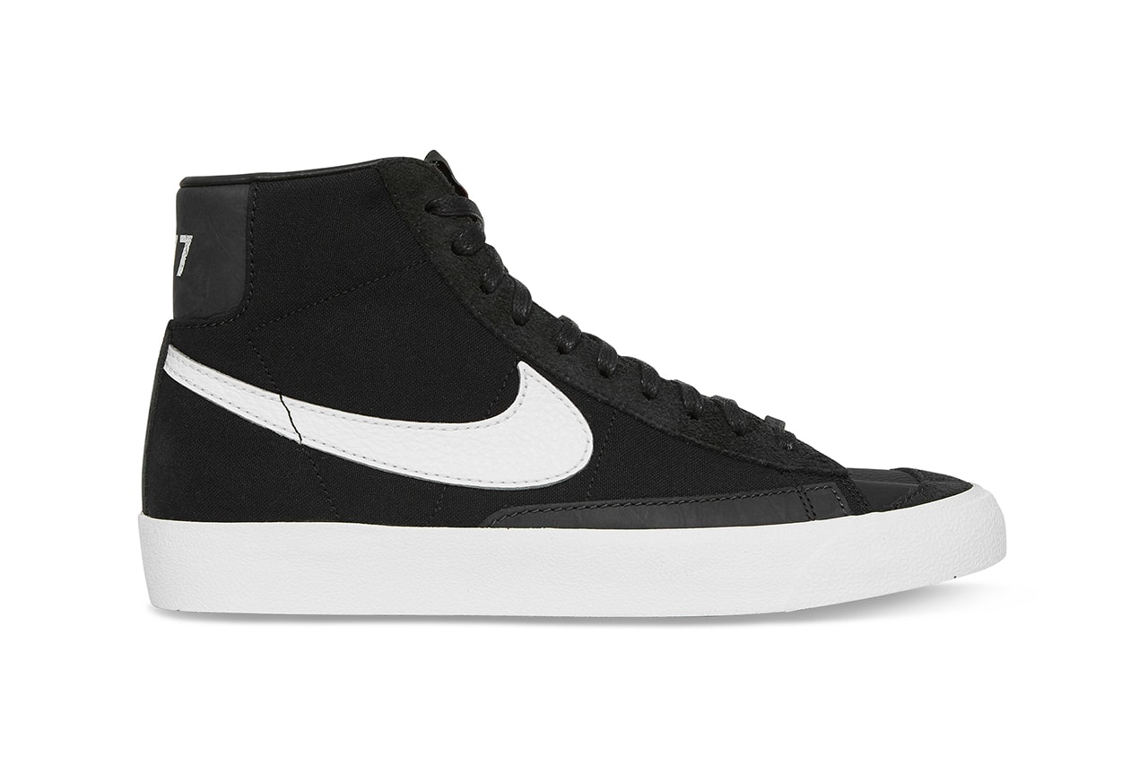 slam jam socialism nike blazer class of 1977 black upside down reversed swoosh release information raffle buy cop purchase sneakrs app how to limited edition