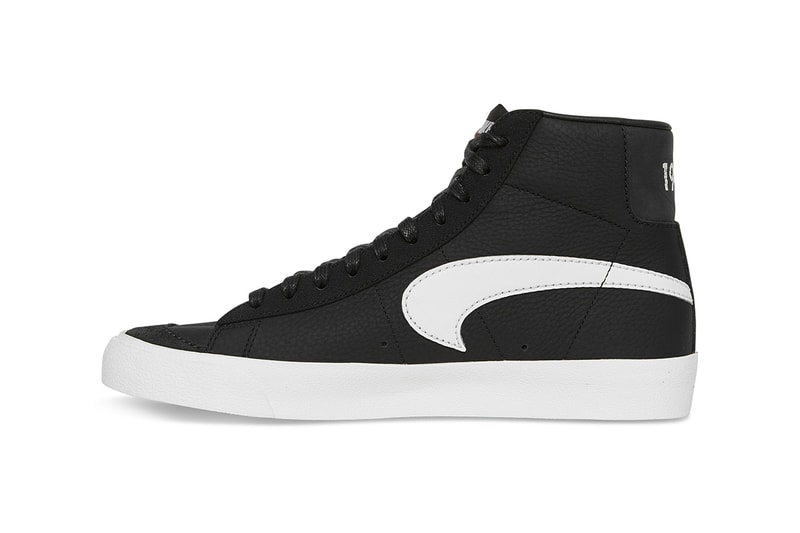 slam jam socialism nike blazer class of 1977 black upside down reversed swoosh release information raffle buy cop purchase sneakrs app how to limited edition