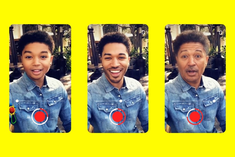 Snapchat’s New Time Machine Lens Allows Users to See Themselves Young and Old