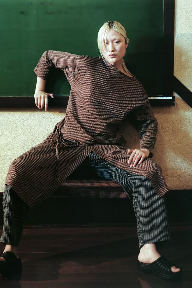 Snow Peak Spring/Summer 2020 Lookbook Collection Shirts Pants Shorts Jackets Vests Dresses Canvas Insulated Pullovers Stripes Overalls Sleeping Shirts