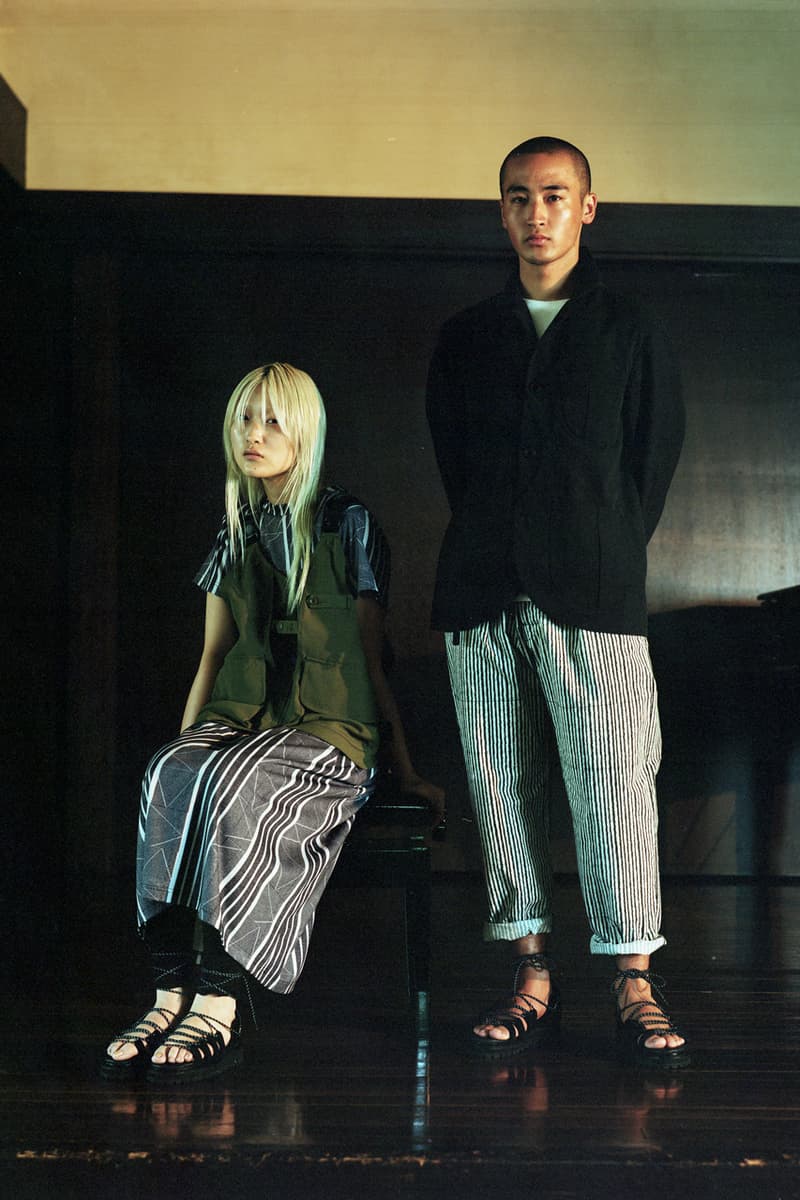 Snow Peak Spring/Summer 2020 Lookbook Collection Shirts Pants Shorts Jackets Vests Dresses Canvas Insulated Pullovers Stripes Overalls Sleeping Shirts