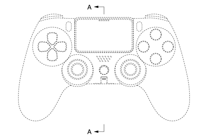 Sony patent ps5 playstation 5 controller dual shock 5 haptic technology touch pad thumb sticks blueprint 