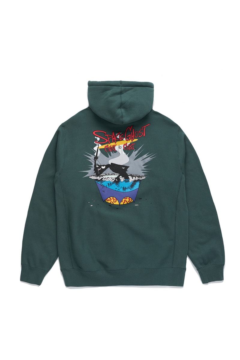 'Space Ghost Coast to Coast' x The Hundreds Capsule Collection FW19 Fall Winter 2019 First Look Hoodies T-Shirts Long-Sleeve Mugs Cups Adult Swim Cartoon Network