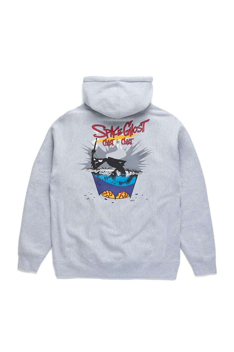 'Space Ghost Coast to Coast' x The Hundreds Capsule Collection FW19 Fall Winter 2019 First Look Hoodies T-Shirts Long-Sleeve Mugs Cups Adult Swim Cartoon Network