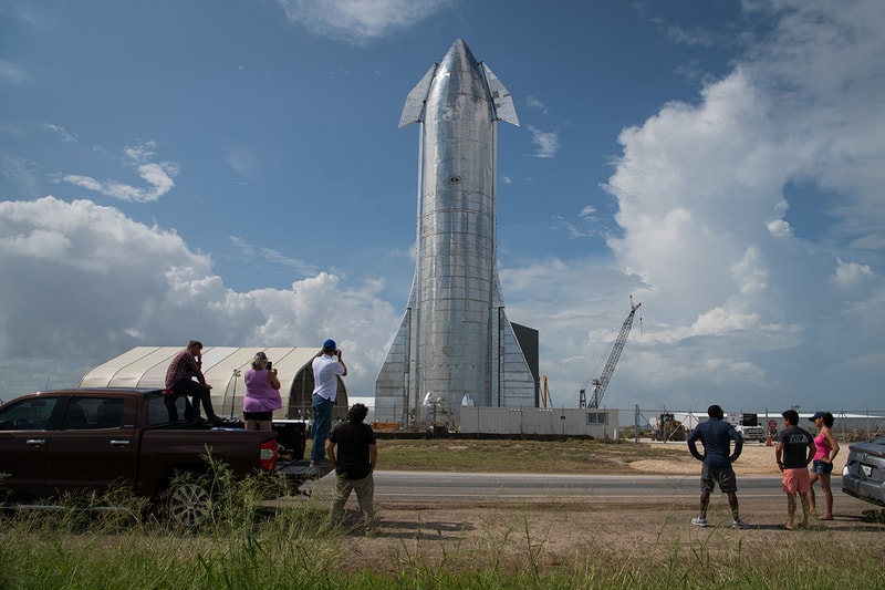 Spacex First Starship Prototype Failed Launch elon musk tech rocket spaceship space explosion fall apart destroyed 