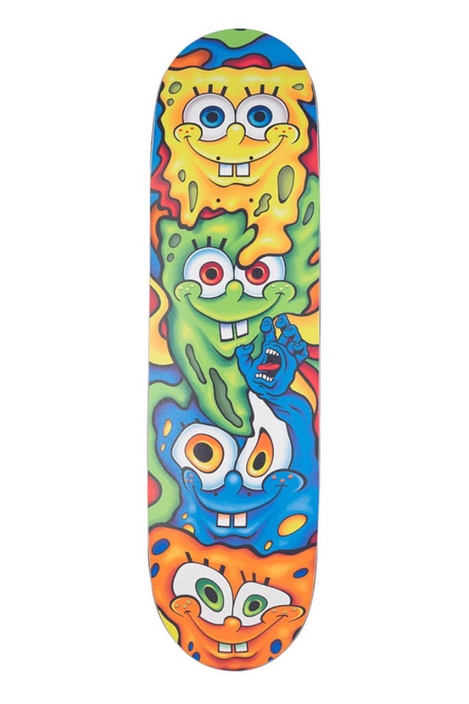 spongebob skateboard deck