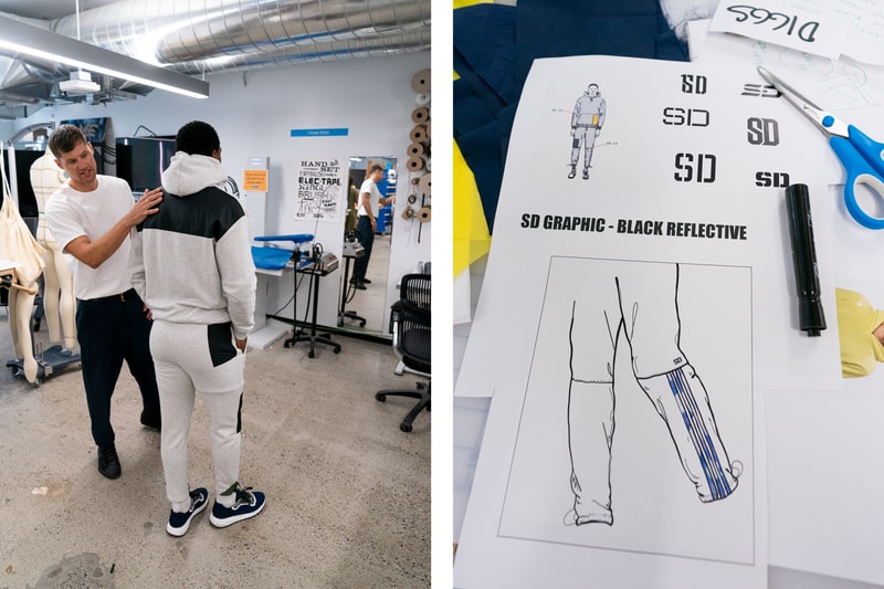 Stefon Diggs Interview Style fashion adidas Tracksuits Collection makers lab track suit minnesota viking nfl football wide receiver cleats clothing sneakers