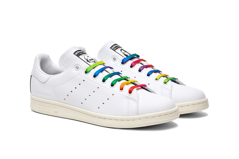 Stella McCartney adidas Stan Smith Sneaker Spring/Summer 2020 Rainbow Laces Portrait december 2 2019 release date info vegan vegetarian
