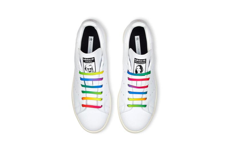 Stella McCartney adidas Stan Smith Sneaker Spring/Summer 2020 Rainbow Laces Portrait december 2 2019 release date info vegan vegetarian