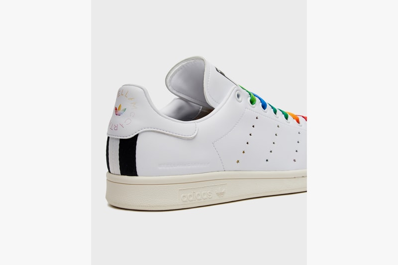 Stella McCartney adidas Stan Smith Sneaker Spring/Summer 2020 Rainbow Laces Portrait december 2 2019 release date info vegan vegetarian