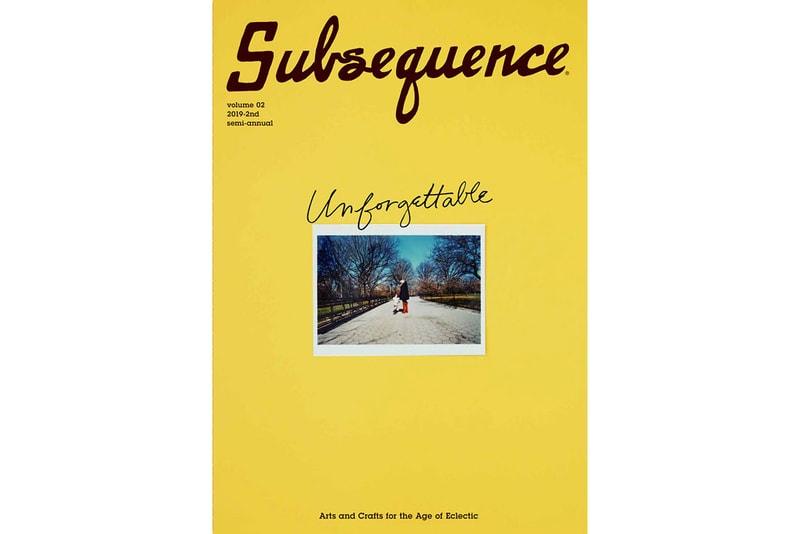 'Subsequence' Vol. 2 Magazine by visvim buy available price interview essay content cubism inc