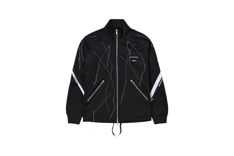 sulvam teppei fujita onitsuka tiger collaboration 70th anniversary tai chi reb sneakers track top pants black and white release november 18 collection date