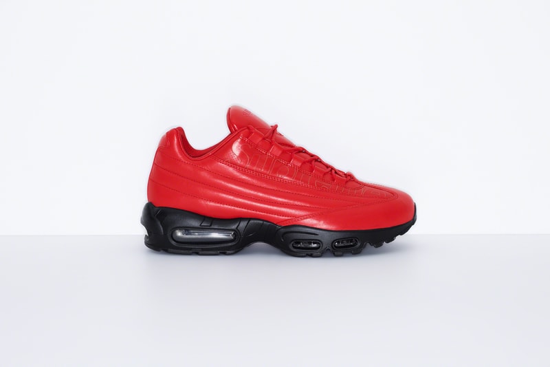 Supreme x Nike Air Max 95 Lux Info octavian lookbooks made in Italy Italian made leather shoes kicks sneakers footwear Supreme new york 