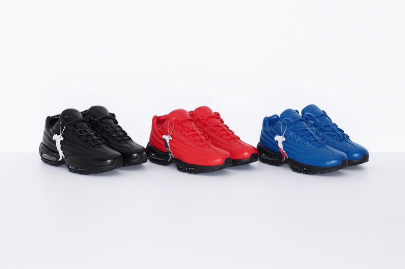 Supreme x Nike Air Max 95 Lux Info octavian lookbooks made in Italy Italian made leather shoes kicks sneakers footwear Supreme new york 
