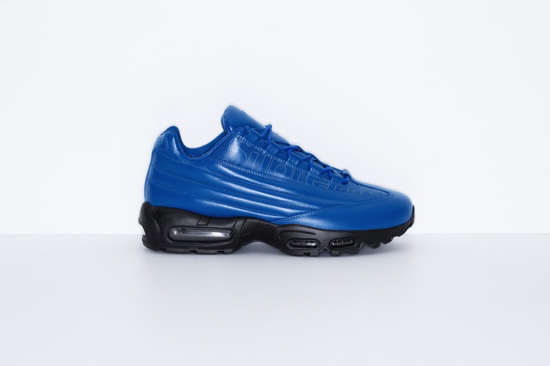 Supreme x Nike Air Max 95 Lux Info octavian lookbooks made in Italy Italian made leather shoes kicks sneakers footwear Supreme new york 
