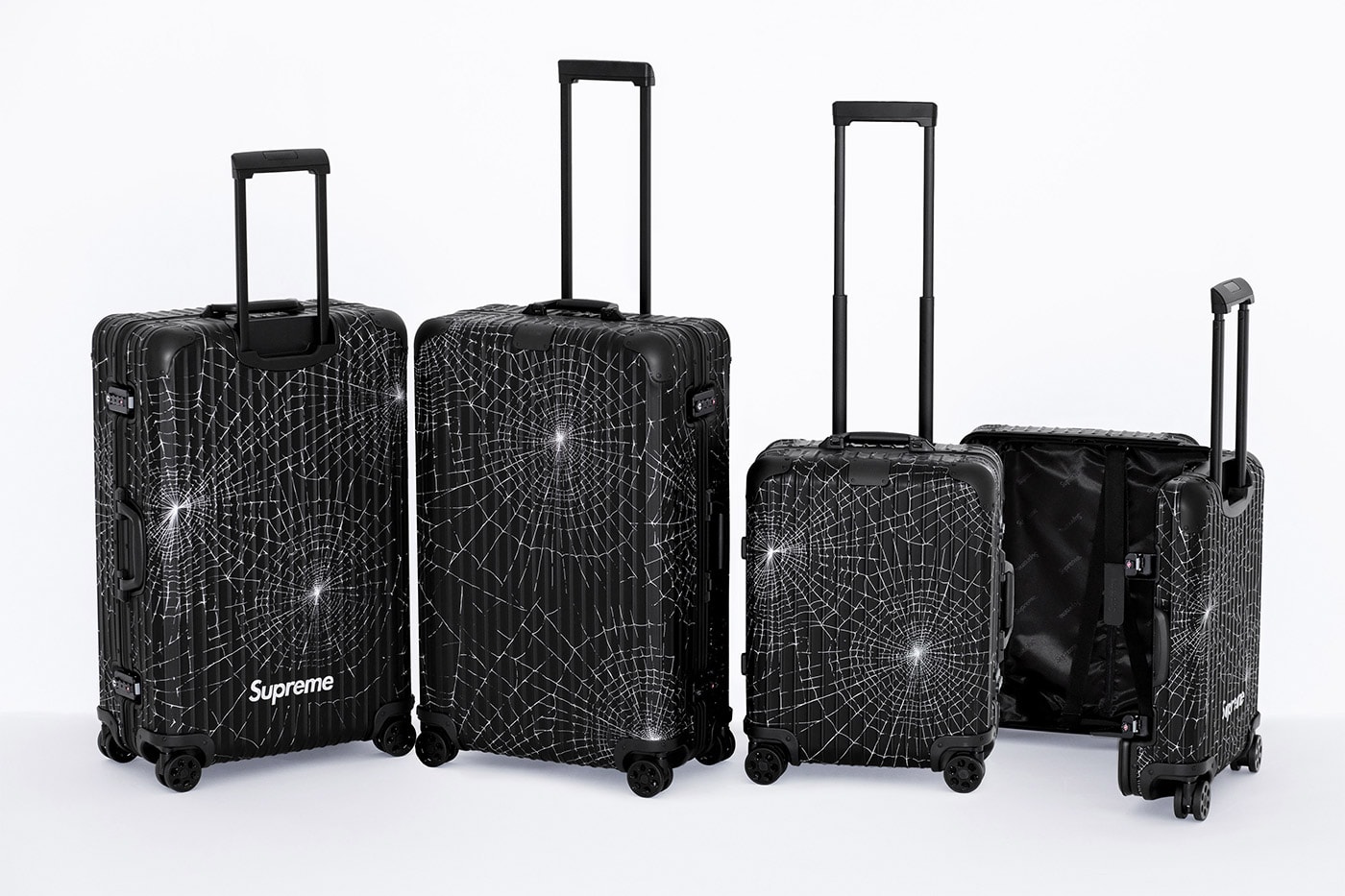 Supreme Rimowa Cabin Plus Web Black Luggage Suitcase bag Box Logo