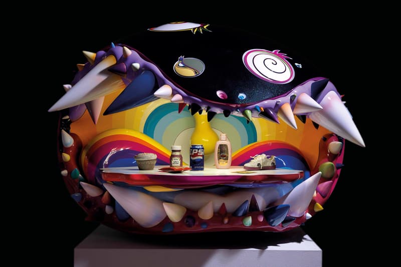 Takashi Murakami Pharrell Williams 'The Simple Things' Mr. DOB Pepsi Cola Cupcake Heinz Tomato Ketchup Trojan Magnum Condom Dorito Chips Billionaire Boys Club Sneaker Johnson's Baby Lotion