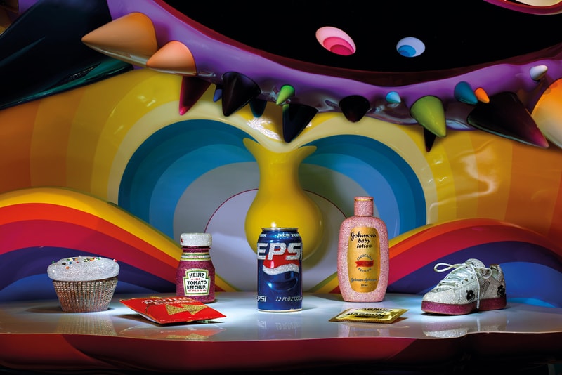 Takashi Murakami Pharrell Williams 'The Simple Things' Mr. DOB Pepsi Cola Cupcake Heinz Tomato Ketchup Trojan Magnum Condom Dorito Chips Billionaire Boys Club Sneaker Johnson's Baby Lotion 