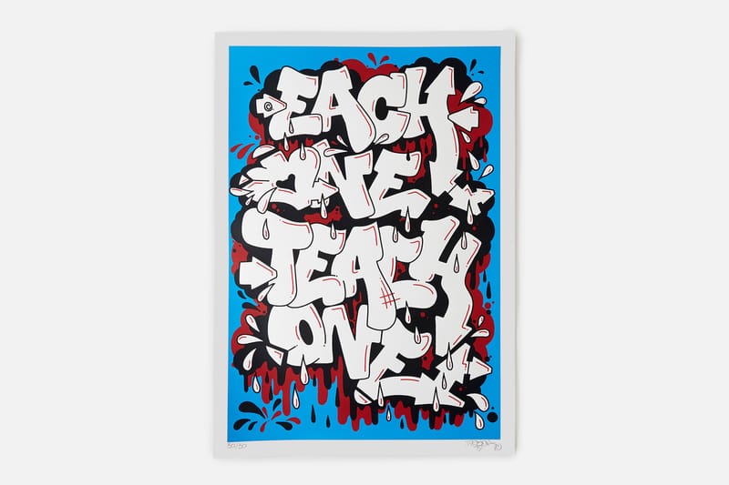 Graffiti Artist TEACH Joins maharishi for 'Each One Teach One' Print