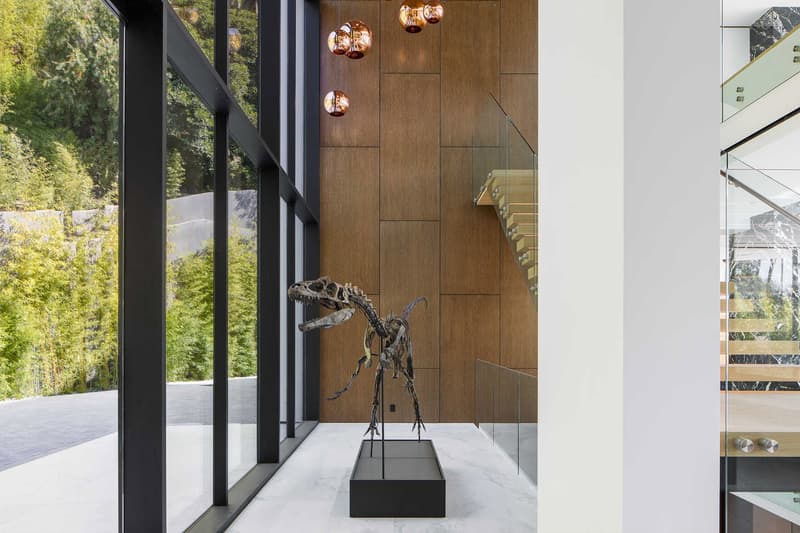 The Agency RE Allosaurus Skeleton Mansion Info dinosaurs Beverly Hills Mansions Rich luxuries millionaire homes houses design