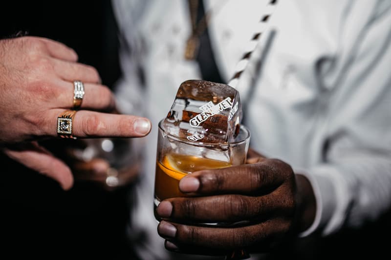 The Glenlivet 14 Year Old Events in L.A. and Miami Mike Cherman, Don C., Jaron Kanfer, Stephen Malbon Jaron Kanfer of UNKNWN, Simonett Pereira of Simonett, Alexis Quintero of Fruta de Dulcé and photographer Emmanuel Monsalve