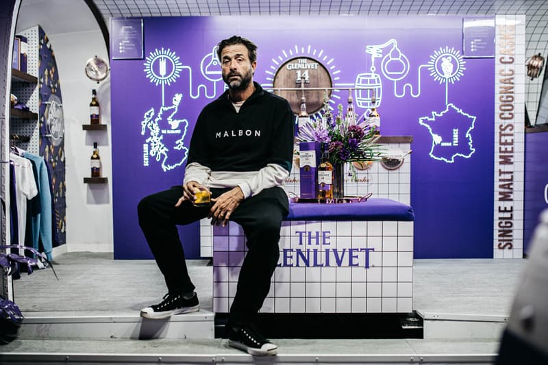 The Glenlivet 14 Year Old Events in L.A. and Miami Mike Cherman, Don C., Jaron Kanfer, Stephen Malbon Jaron Kanfer of UNKNWN, Simonett Pereira of Simonett, Alexis Quintero of Fruta de Dulcé and photographer Emmanuel Monsalve