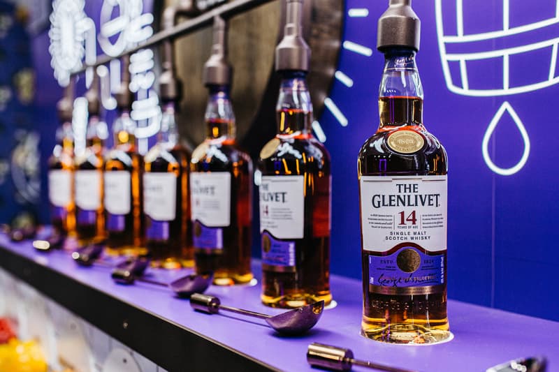 The Glenlivet 14 Year Old Events in L.A. and Miami Mike Cherman, Don C., Jaron Kanfer, Stephen Malbon Jaron Kanfer of UNKNWN, Simonett Pereira of Simonett, Alexis Quintero of Fruta de Dulcé and photographer Emmanuel Monsalve
