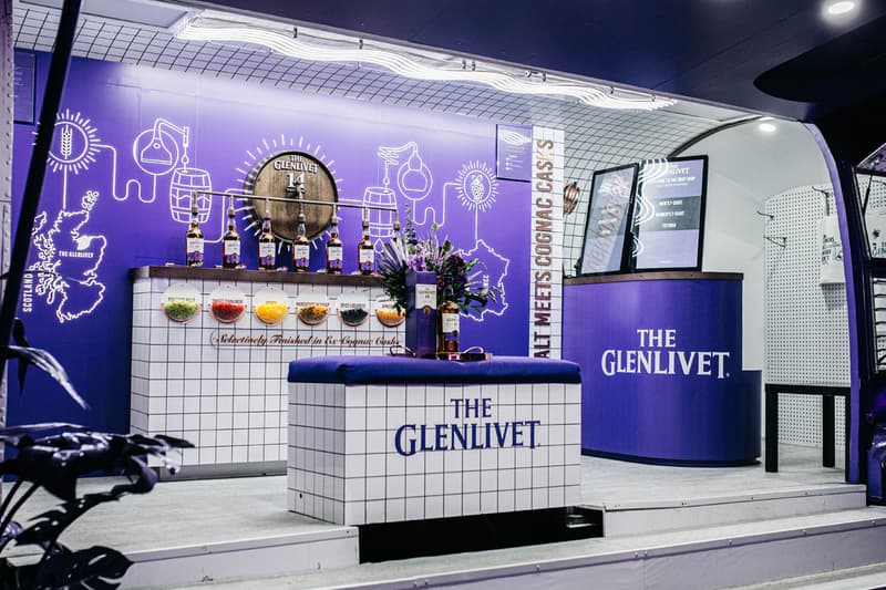 The Glenlivet 14 Year Old Events in L.A. and Miami Mike Cherman, Don C., Jaron Kanfer, Stephen Malbon Jaron Kanfer of UNKNWN, Simonett Pereira of Simonett, Alexis Quintero of Fruta de Dulcé and photographer Emmanuel Monsalve