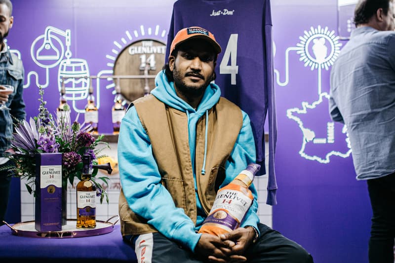 The Glenlivet 14 Year Old Events in L.A. and Miami Mike Cherman, Don C., Jaron Kanfer, Stephen Malbon Jaron Kanfer of UNKNWN, Simonett Pereira of Simonett, Alexis Quintero of Fruta de Dulcé and photographer Emmanuel Monsalve