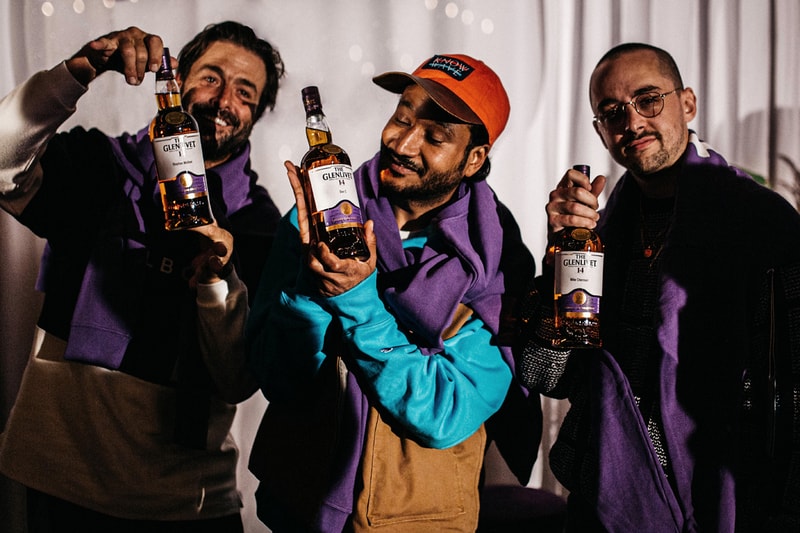 The Glenlivet 14 Year Old Events in L.A. and Miami Mike Cherman, Don C., Jaron Kanfer, Stephen Malbon Jaron Kanfer of UNKNWN, Simonett Pereira of Simonett, Alexis Quintero of Fruta de Dulcé and photographer Emmanuel Monsalve